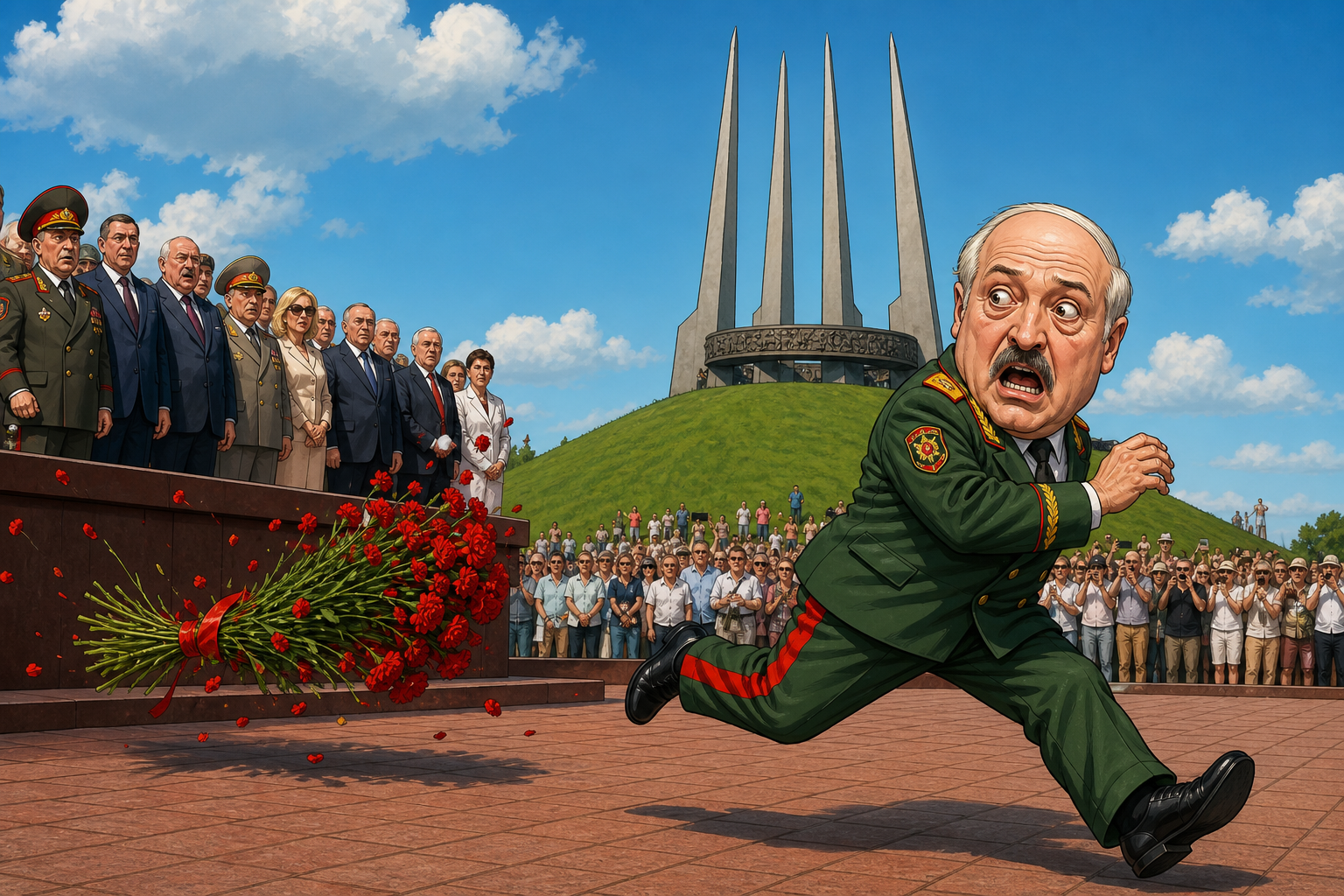 Лукашенко впервые не пришёл на День независимости. С 1997 года такого не было